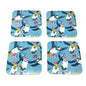 CHRISTMAS PUFFIN COASTER PACK (4PACK) - hanrattycraftsgifts.co.uk