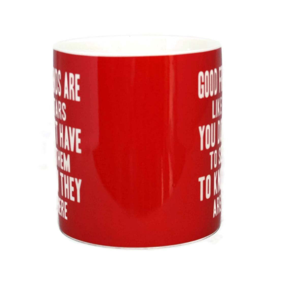 Good Friends Are Like Stars Words Of Wisdom Fine China Mug - hanrattycraftsgifts.co.uk