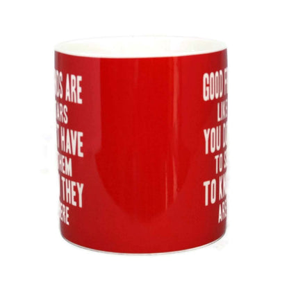 Good Friends Are Like Stars Words Of Wisdom Fine China Mug - hanrattycraftsgifts.co.uk