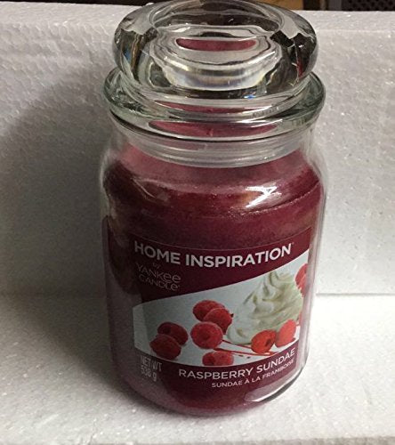 Home Inspiration By Yankee Candle Raspberry Sundae 538g - hanrattycraftsgifts.co.uk