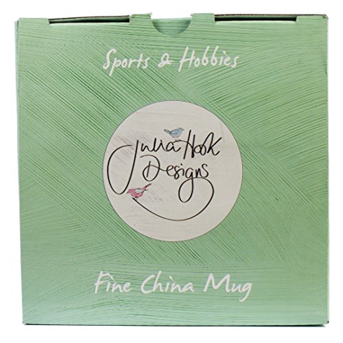 Julia Hook Beer and Drinks Design Fine China Mug - hanrattycraftsgifts.co.uk