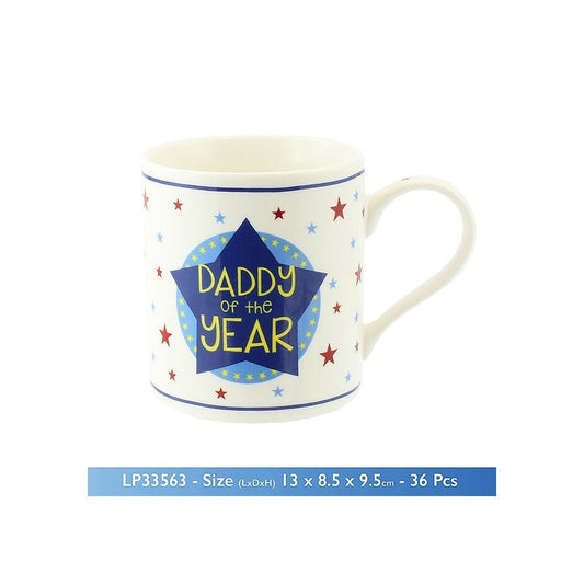 Daddy Of The Year Mug - hanrattycraftsgifts.co.uk
