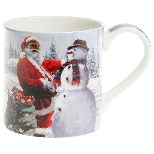Macneil Santa Snowman Oxford Mug - hanrattycraftsgifts.co.uk