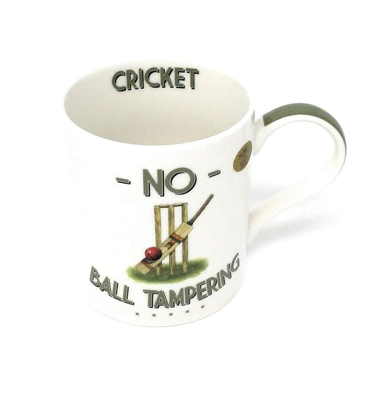 Boxed No Ball Tampering Fine China Mug 13x9x10cm - hanrattycraftsgifts.co.uk