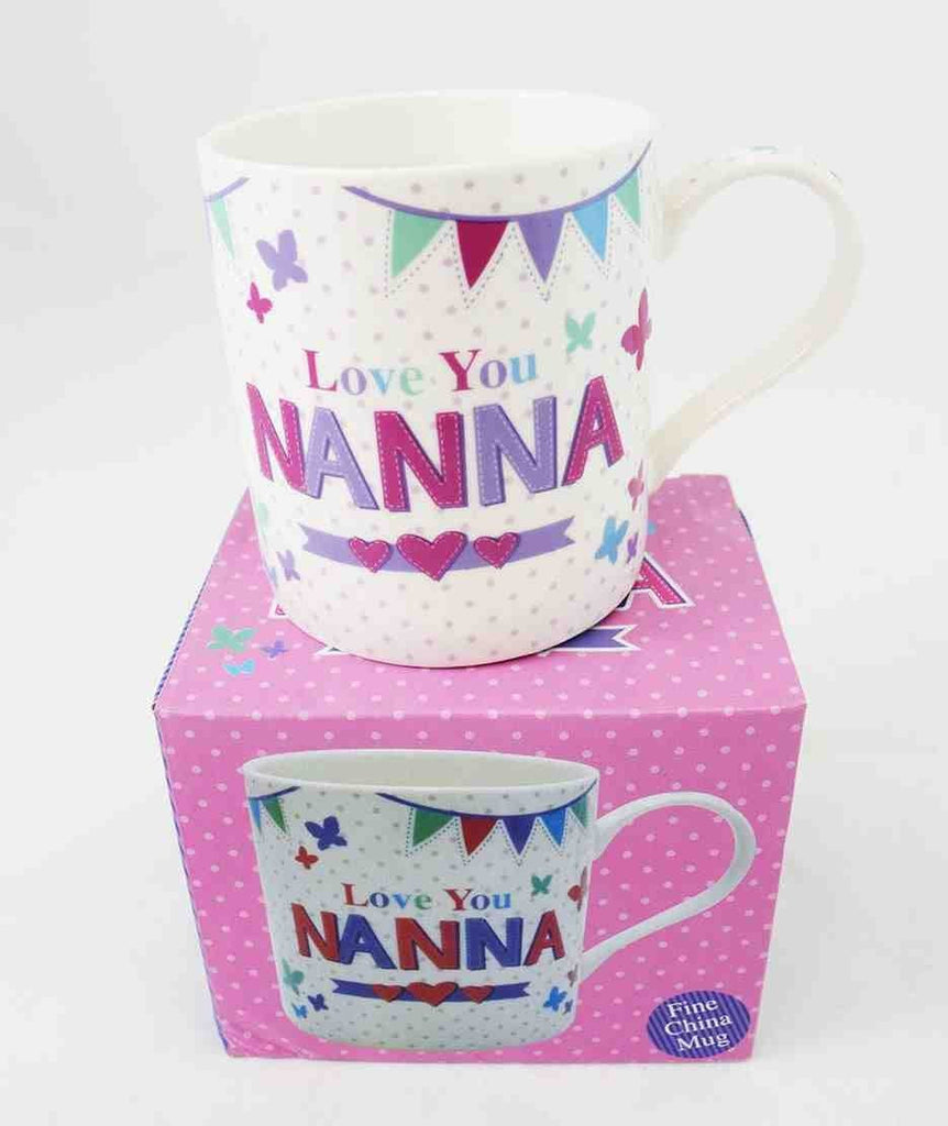 love you nanna mug - hanrattycraftsgifts.co.uk