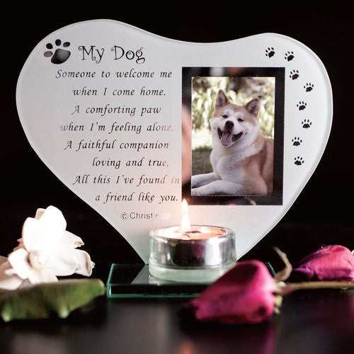 Parmy My Dog Plaque Candle Holder - hanrattycraftsgifts.co.uk