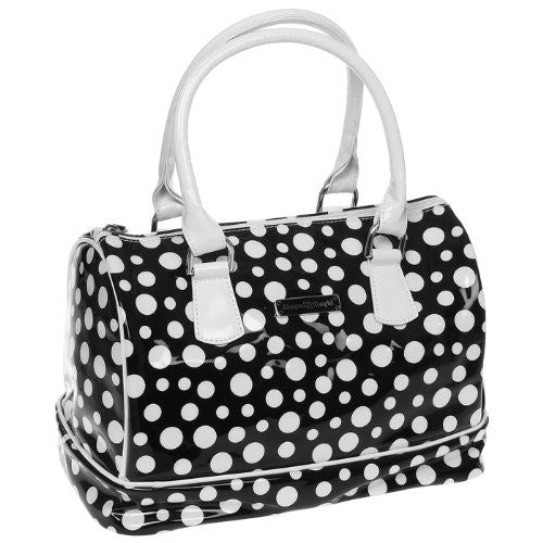 Dotty Black Tote Bag - hanrattycraftsgifts.co.uk