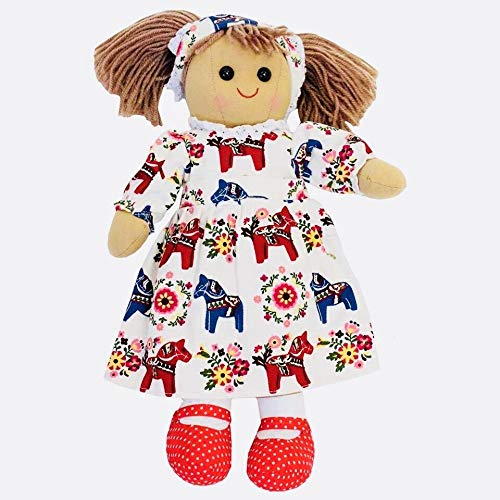 Powell Craft Horse Print Rag Doll - hanrattycraftsgifts.co.uk