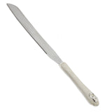 juliana silver plated & cream suede effect knife &ring icons - hanrattycraftsgifts.co.uk
