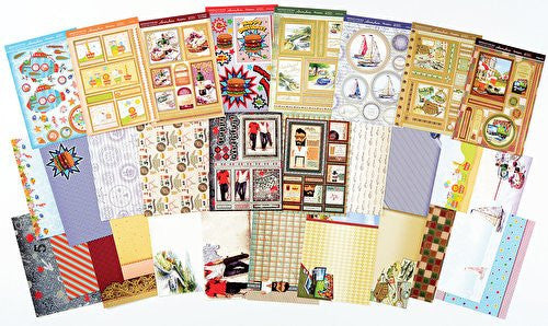 hunkydory birthdays for him luxury topper collection - hanrattycraftsgifts.co.uk