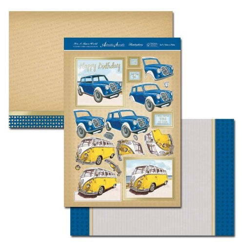 hunkydory adorable scorable luxury card topper set lets take a ride - hanrattycraftsgifts.co.uk