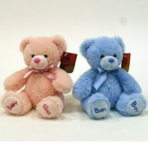 Keel Bobby Bear Soft Toy 17cm - Blue - hanrattycraftsgifts.co.uk