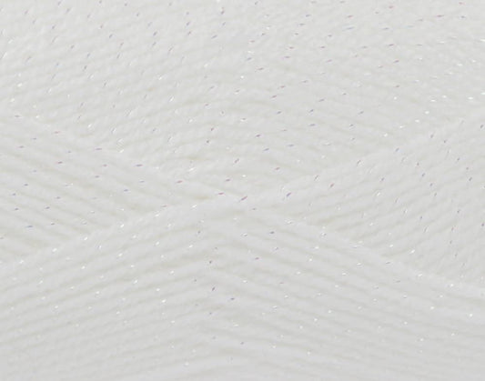 King Cole Glitz DK Knitting Yarn Diamond White (483)