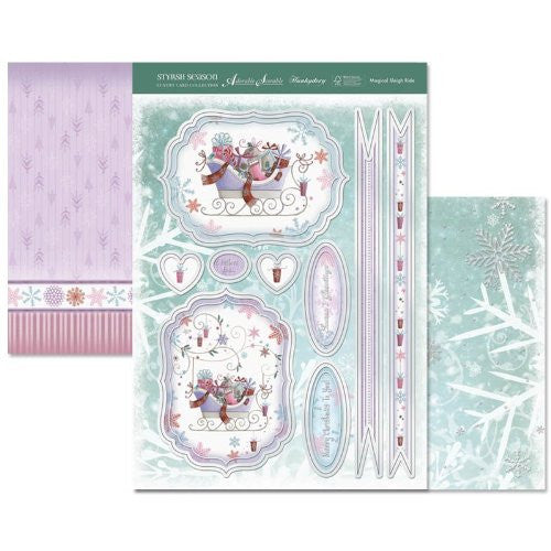 hunkydory adorable scorable luxury card collection stylish season magical sleigh ride - hanrattycraftsgifts.co.uk