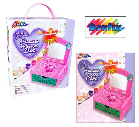 (Grafix) Make Your Own Princess Mirror Chest - hanrattycraftsgifts.co.uk
