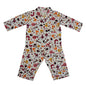 powell craft woodland print pyjamas 2 - 3 yrs - hanrattycraftsgifts.co.uk