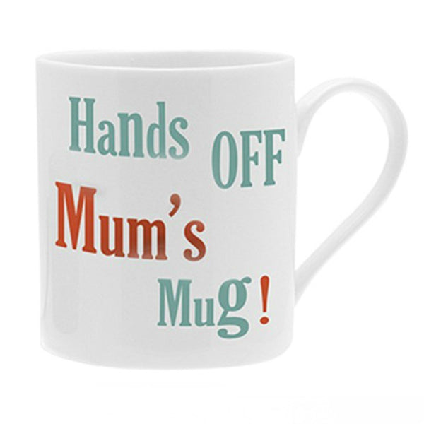 fun novelty mug hands off mum s mug - hanrattycraftsgifts.co.uk