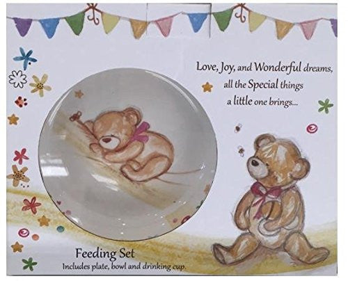 Little Bear Hugs Collection Feeding Gift Set - hanrattycraftsgifts.co.uk