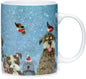 Puckator  Jan Pashley - Porcelain mug with Christmas dogs