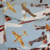 Raincoat - Vintage Airplanes - Powell Craft - 2-3 years - hanrattycraftsgifts.co.uk