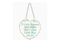 Heart Shaped Plaue "To Love Treasure and Adore that's what Little Boys are for' - hanrattycraftsgifts.co.uk