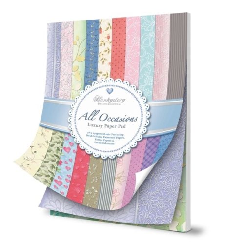 hunkydory all occasions luxury paper pad - hanrattycraftsgifts.co.uk