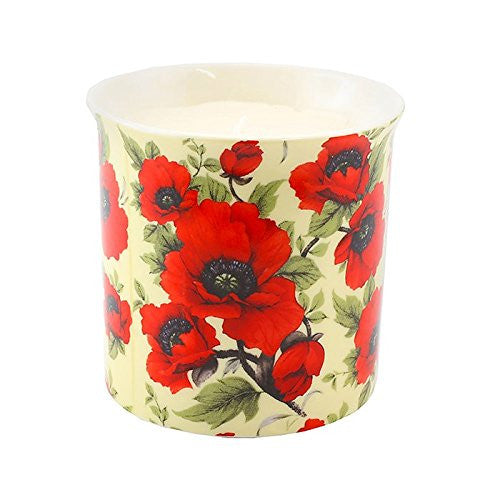 Exotic Scented Candle Jar Poppy - hanrattycraftsgifts.co.uk