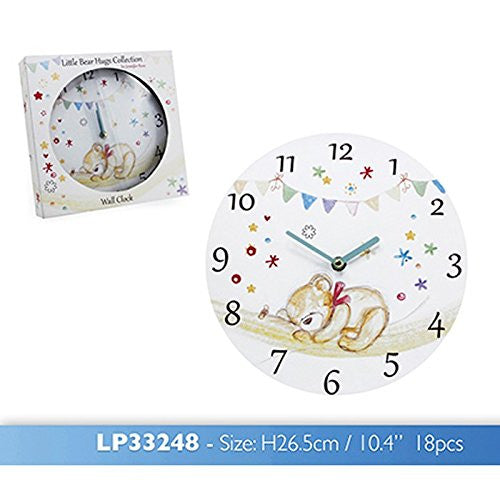 Little Bear Hug Clock - hanrattycraftsgifts.co.uk