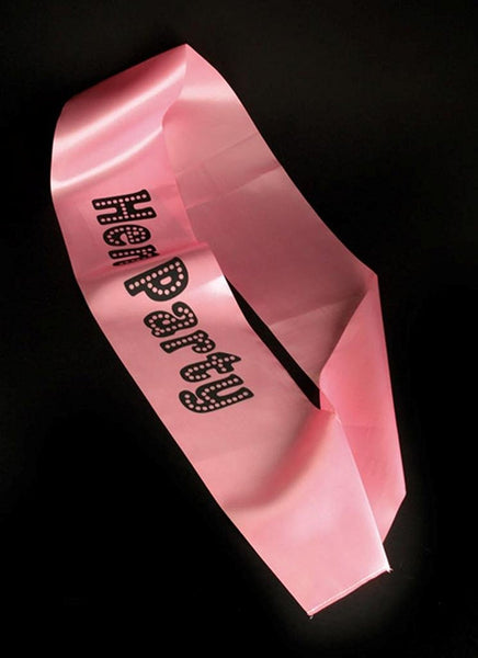 Hen Party Sash: Wide Pink Hen Party - hanrattycraftsgifts.co.uk