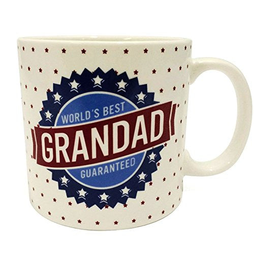Grandad Gift - Jumbo Best Grandad Ceramic Mug - hanrattycraftsgifts.co.uk