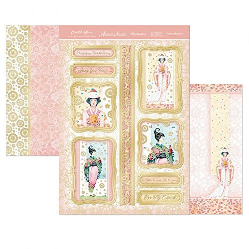 Hunkydory ~ Oriental Bloom Lady ~ Luxury Topper Set: Eastern Elegance - hanrattycraftsgifts.co.uk