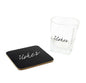 Whisky Glass Tumbler & Coaster Usher Gift Set The Leonardo Collection - hanrattycraftsgifts.co.uk