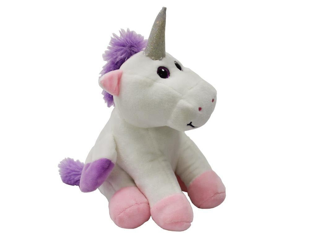 Magical Misty Unicorn Plush Cuddly Teddy Sparkly Horn Wings 25cm Small Soft Toy - hanrattycraftsgifts.co.uk