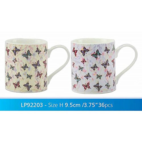 Pretty Butterfly Oxford Mug - hanrattycraftsgifts.co.uk