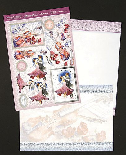 hunkydory adorable scorable designer decoupage hobies & pastimes music & dancing - hanrattycraftsgifts.co.uk