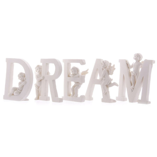 White Cherub Letters - hanrattycraftsgifts.co.uk