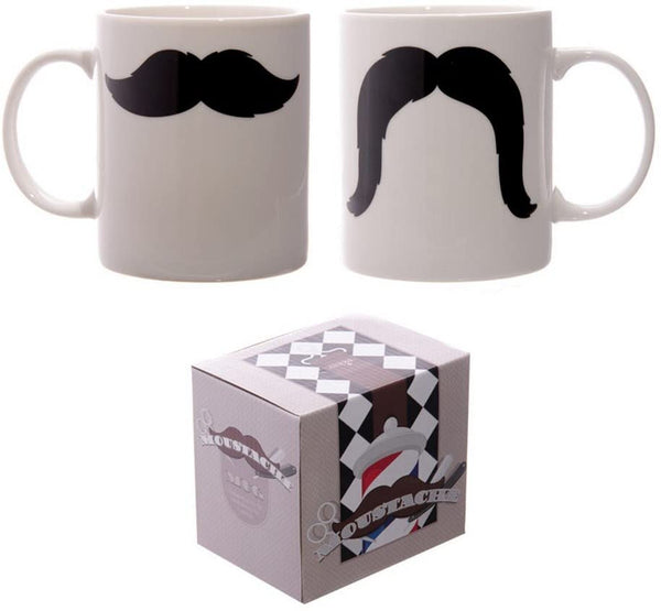 Mustache cup boxed