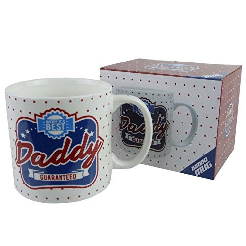 World's Best DAD DADDY GRANDAD Jumbo MUG/CUP by Leonardo Gift Box Fathers Day - hanrattycraftsgifts.co.uk
