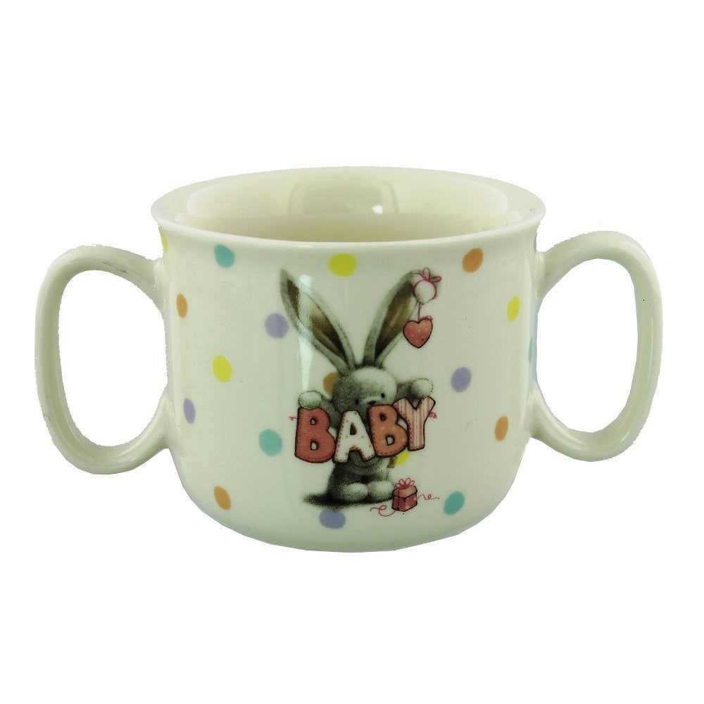 Bebunni Baby Ceramic Mug - Girl - hanrattycraftsgifts.co.uk