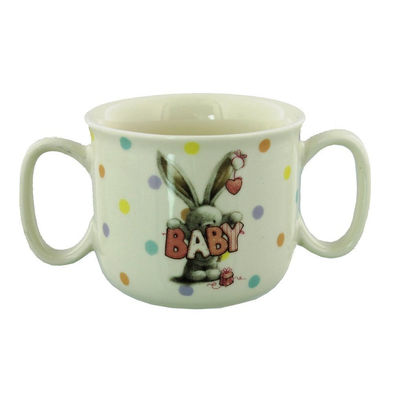 Bebunni Baby Ceramic Mug - Girl - hanrattycraftsgifts.co.uk