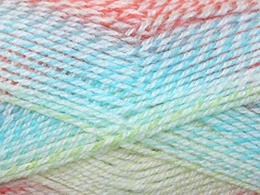 King Cole Melody Superball Knitting Yarn DK 1896 Fizz - per 200 Gram Ball - hanrattycraftsgifts.co.uk