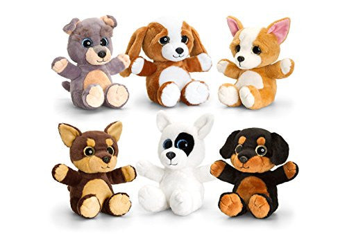keel toys new sparkle eyes dogs choice six one supplied at random - hanrattycraftsgifts.co.uk
