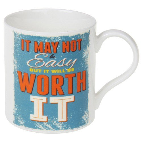 retro sayings mug worth it - hanrattycraftsgifts.co.uk