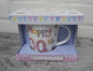 Fine China Mug - "Happy 30th" Presented in a Gift Box - Design by Abigail Mill - hanrattycraftsgifts.co.uk