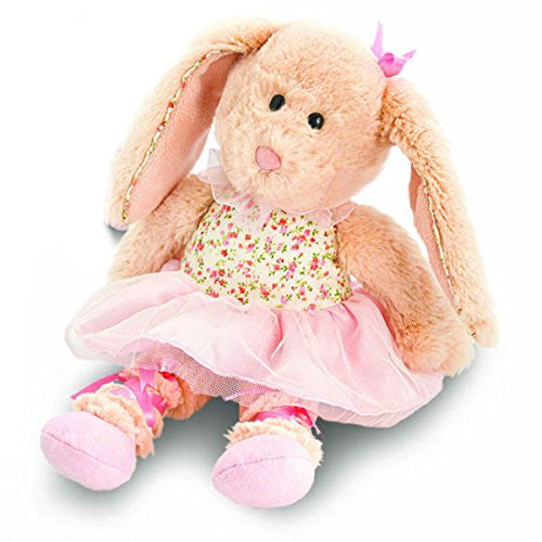 Keel Toys - Belle Rose Ballerina Soft Toy - 20cm (Beige) - hanrattycraftsgifts.co.uk