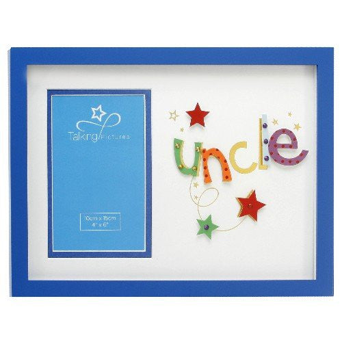 Talking Pictures More Than Words 3D Letter Frame 'Uncle' - hanrattycraftsgifts.co.uk