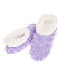 Ladies Super Soft Rose Textured Fur-Like Fabric Snoozies Slippers - hanrattycraftsgifts.co.uk