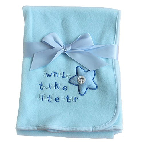 Snuggle Baby Twinkle Twinkle Little Star Baby Wrap, Sky Blue - hanrattycraftsgifts.co.uk