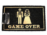 Wedding = Gameover Door Mat - hanrattycraftsgifts.co.uk