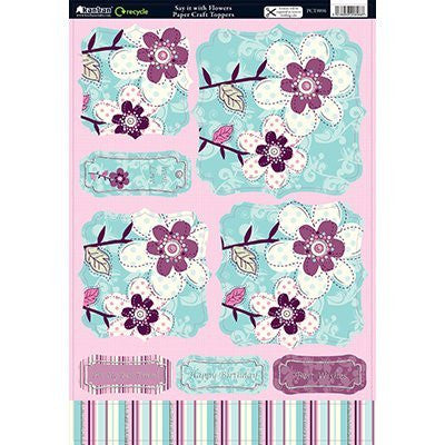 papercraft say it with flowers - hanrattycraftsgifts.co.uk